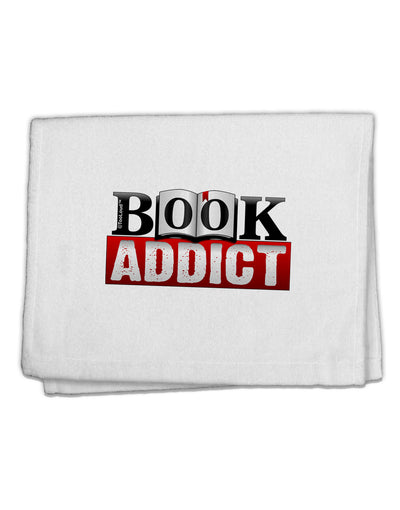 Book Addict 11&#x22;x18&#x22; Dish Fingertip Towel-Fingertip Towel-TooLoud-White-Davson Sales