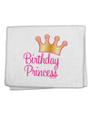 Birthday Princess - Tiara 11&#x22;x18&#x22; Dish Fingertip Towel by TooLoud-Fingertip Towel-TooLoud-White-Davson Sales