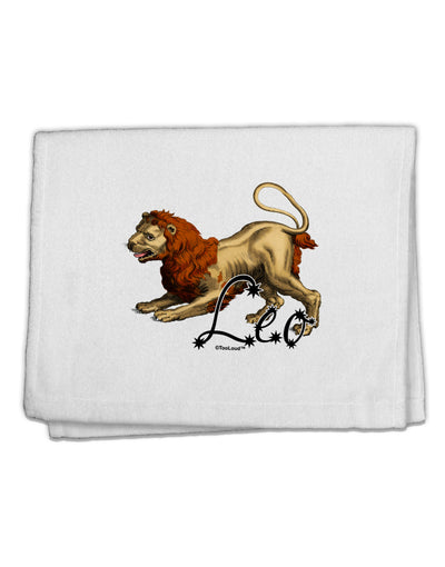 Leo Color Illustration 11&#x22;x18&#x22; Dish Fingertip Towel-Fingertip Towel-TooLoud-White-Davson Sales