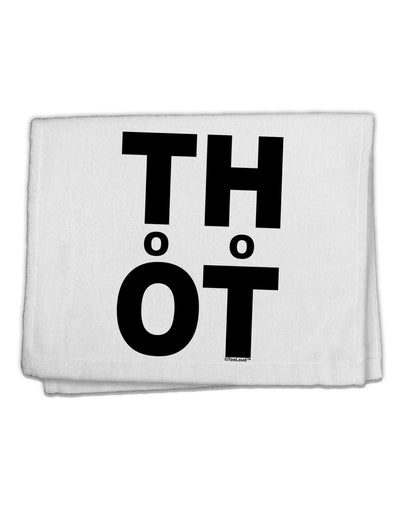 THOT Too Hot 11&#x22;x18&#x22; Dish Fingertip Towel-Fingertip Towel-TooLoud-White-Davson Sales