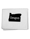 Oregon - United States Shape 11&#x22;x18&#x22; Dish Fingertip Towel by TooLoud-Fingertip Towel-TooLoud-White-Davson Sales