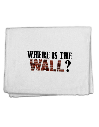 Where Is The Wall 11&#x22;x18&#x22; Dish Fingertip Towel by TooLoud-TooLoud-White-Davson Sales