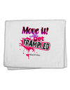 Move It Or Get Trampled 11&#x22;x18&#x22; Dish Fingertip Towel-Fingertip Towel-TooLoud-White-Davson Sales