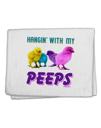 Hangin With My Peeps 11&#x22;x18&#x22; Dish Fingertip Towel-Fingertip Towel-TooLoud-White-Davson Sales