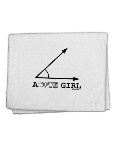 Acute Girl 11&#x22;x18&#x22; Dish Fingertip Towel-Fingertip Towel-TooLoud-White-Davson Sales