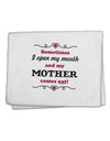 My Mother Comes Out 11&#x22;x18&#x22; Dish Fingertip Towel-Fingertip Towel-TooLoud-White-Davson Sales