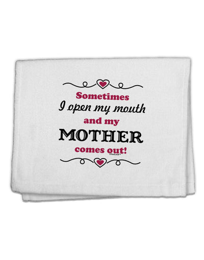 My Mother Comes Out 11&#x22;x18&#x22; Dish Fingertip Towel-Fingertip Towel-TooLoud-White-Davson Sales