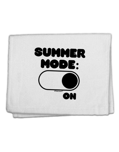 Summer Mode On 11&#x22;x18&#x22; Dish Fingertip Towel by TooLoud-Fingertip Towel-TooLoud-White-Davson Sales