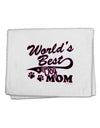 World's Best Dog Mom 11&#x22;x18&#x22; Dish Fingertip Towel by TooLoud-Fingertip Towel-TooLoud-White-Davson Sales