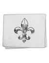 Distressed Fleur de Lis 11&#x22;x18&#x22; Dish Fingertip Towel-Fingertip Towel-TooLoud-White-Davson Sales