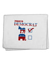 Proud Democrat Checkmark 11&#x22;x18&#x22; Dish Fingertip Towel-Fingertip Towel-TooLoud-White-Davson Sales