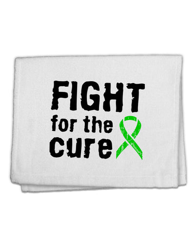 Fight for the Cure - Lime Green Ribbon Lyme Disease 11&#x22;x18&#x22; Dish Fingertip Towel-Fingertip Towel-TooLoud-White-Davson Sales