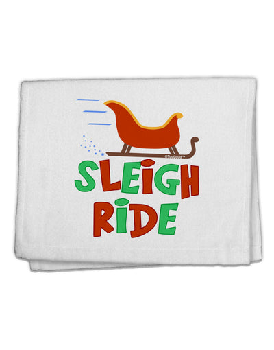 Sleigh Ride Color 11&#x22;x18&#x22; Dish Fingertip Towel-Fingertip Towel-TooLoud-White-Davson Sales