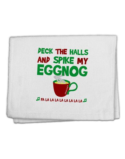 Spike My Eggnog 11&#x22;x18&#x22; Dish Fingertip Towel-Fingertip Towel-TooLoud-White-Davson Sales