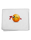 Kissy Face Emoji 11&#x22;x18&#x22; Dish Fingertip Towel-Fingertip Towel-TooLoud-White-Davson Sales