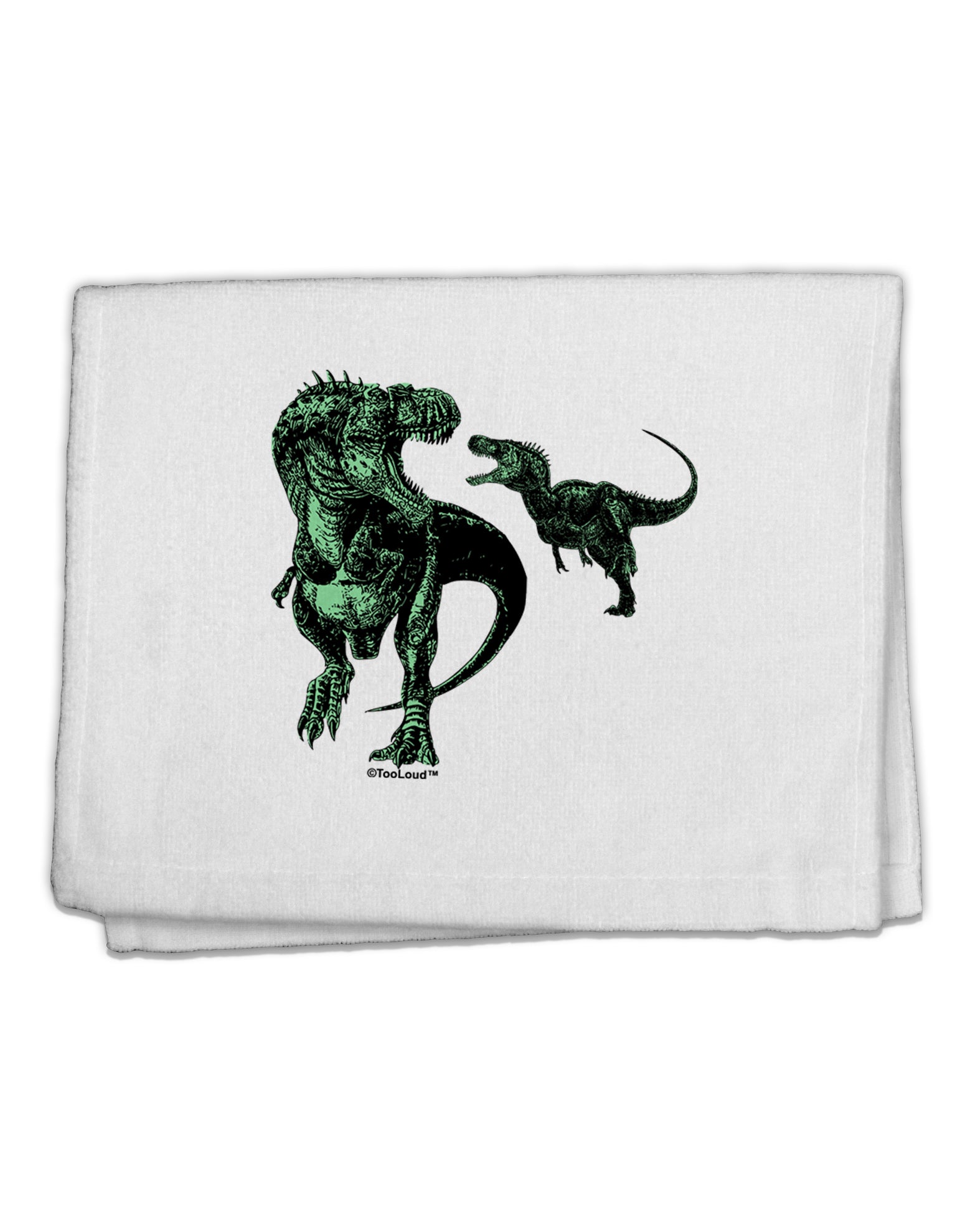 Jurassic Dinosaur Design 1 11&#x22;x18&#x22; Dish Fingertip Towel by TooLoud-Fingertip Towel-TooLoud-White-Davson Sales