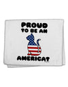 Proud to Be an Americat 11&#x22;x18&#x22; Dish Fingertip Towel by TooLoud-Fingertip Towel-TooLoud-White-Davson Sales