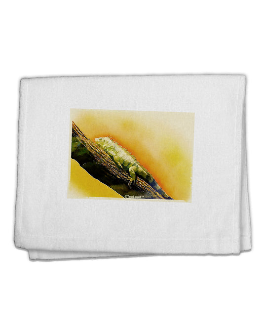 Iguana Watercolor 11&#x22;x18&#x22; Dish Fingertip Towel-Fingertip Towel-TooLoud-White-Davson Sales