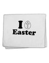 I Egg Cross Easter Design 11&#x22;x18&#x22; Dish Fingertip Towel by TooLoud-Fingertip Towel-TooLoud-White-Davson Sales