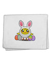 Chick In Bunny Costume 11&#x22;x18&#x22; Dish Fingertip Towel-Fingertip Towel-TooLoud-White-Davson Sales