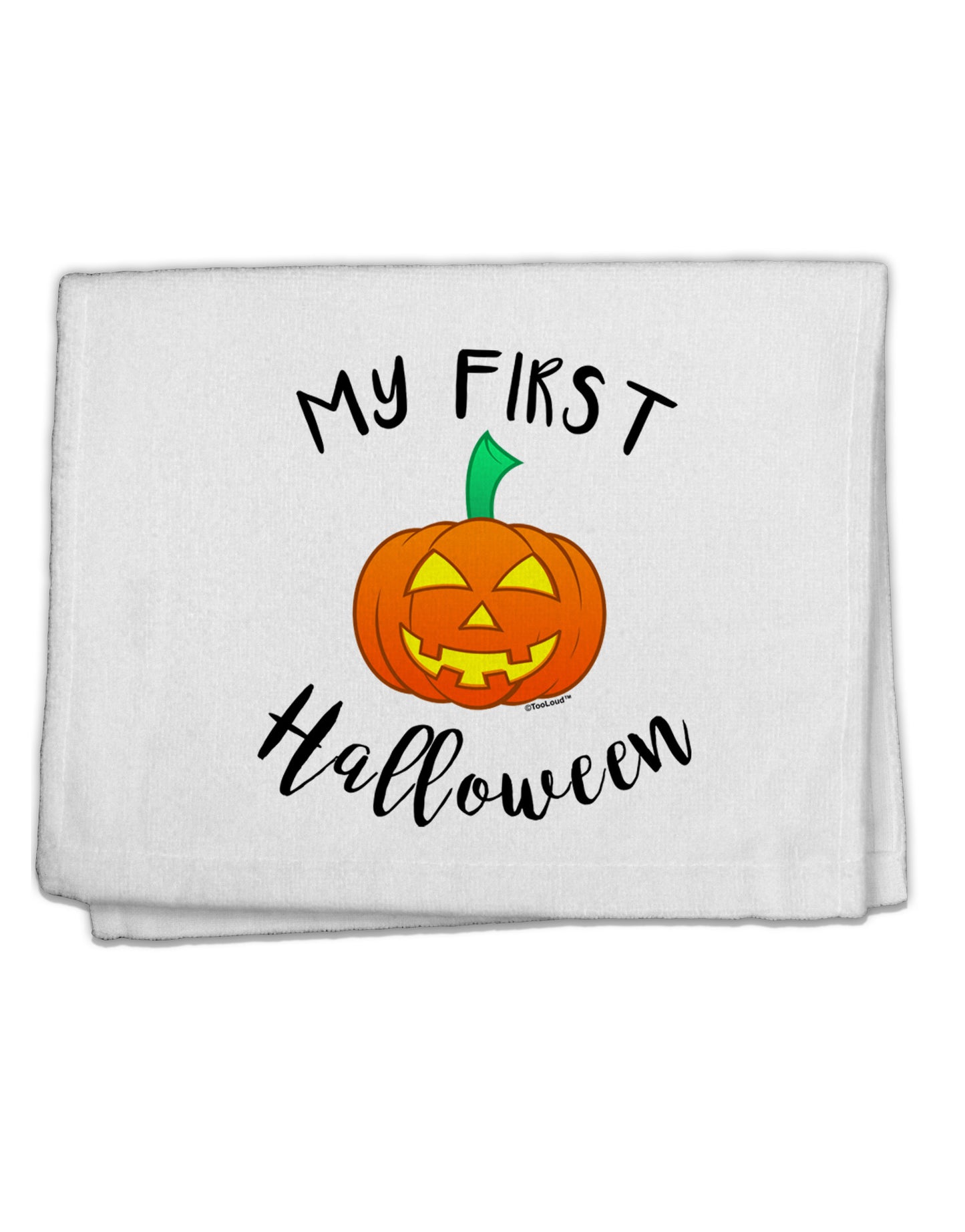 My First Halloween 11&#x22;x18&#x22; Dish Fingertip Towel by TooLoud-Fingertip Towel-TooLoud-White-Davson Sales