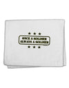 Always A Soldier 11&#x22;x18&#x22; Dish Fingertip Towel-Fingertip Towel-TooLoud-White-Davson Sales