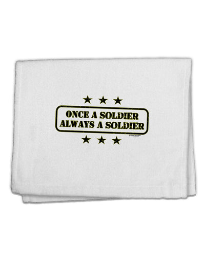 Always A Soldier 11&#x22;x18&#x22; Dish Fingertip Towel-Fingertip Towel-TooLoud-White-Davson Sales