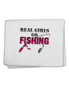 Real Girls Go Fishing 11&#x22;x18&#x22; Dish Fingertip Towel-Fingertip Towel-TooLoud-White-Davson Sales