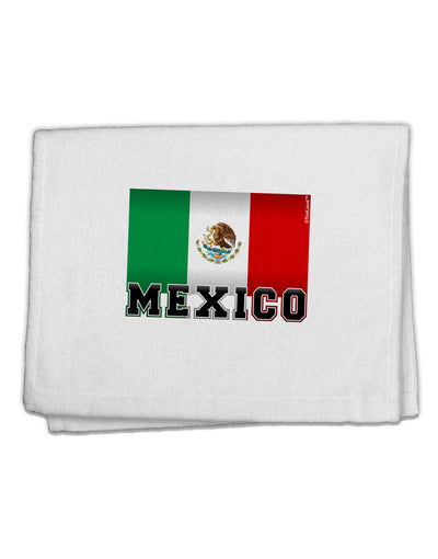 Mexico Flag 11&#x22;x18&#x22; Dish Fingertip Towel-Fingertip Towel-TooLoud-White-Davson Sales