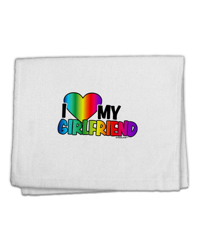 I Heart My Girlfriend - Rainbow 11&#x22;x18&#x22; Dish Fingertip Towel-Fingertip Towel-TooLoud-White-Davson Sales