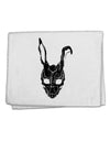 Scary Bunny Face Black Distressed 11&#x22;x18&#x22; Dish Fingertip Towel-Fingertip Towel-TooLoud-White-Davson Sales