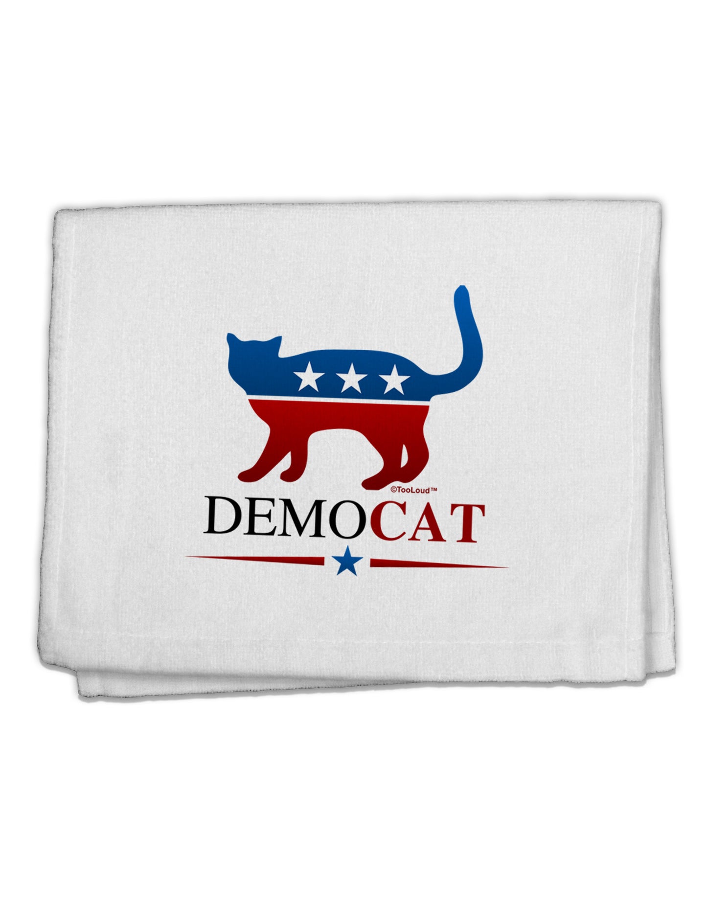 DemoCAT 11&#x22;x18&#x22; Dish Fingertip Towel-Fingertip Towel-TooLoud-White-Davson Sales