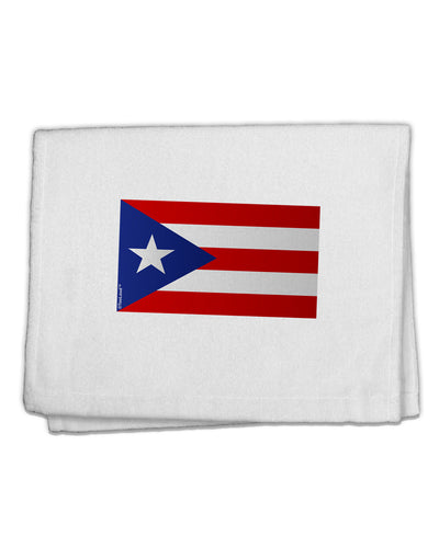 Puerto Rico Flag 11&#x22;x18&#x22; Dish Fingertip Towel-Fingertip Towel-TooLoud-White-Davson Sales