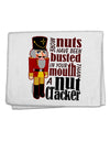 More Nuts Busted - Your Mouth 11&#x22;x18&#x22; Dish Fingertip Towel by TooLoud-TooLoud-White-Davson Sales