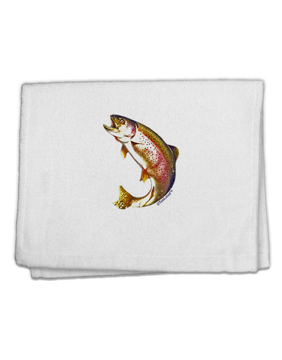 Rainbow Trout 11&#x22;x18&#x22; Dish Fingertip Towel-Fingertip Towel-TooLoud-White-Davson Sales