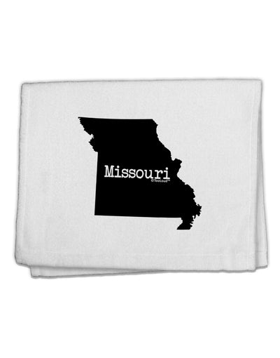 Missouri - United States Shape 11&#x22;x18&#x22; Dish Fingertip Towel-Fingertip Towel-TooLoud-White-Davson Sales