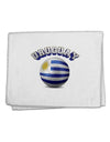 Soccer Ball Flag - Uruguay 11&#x22;x18&#x22; Dish Fingertip Towel-Fingertip Towel-TooLoud-White-Davson Sales