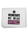 On Wednesdays We Wear FF99CC 11&#x22;x18&#x22; Dish Fingertip Towel-Fingertip Towel-TooLoud-White-Davson Sales