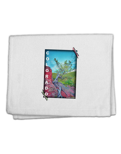 CO Cliffside Tree Text 11&#x22;x18&#x22; Dish Fingertip Towel-Fingertip Towel-TooLoud-White-Davson Sales