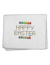 Happy Easter Eggs 11&#x22;x18&#x22; Dish Fingertip Towel-Fingertip Towel-TooLoud-White-Davson Sales