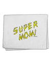 Super Mom - Lightening Bolt Design 11&#x22;x18&#x22; Dish Fingertip Towel by TooLoud-Fingertip Towel-TooLoud-White-Davson Sales