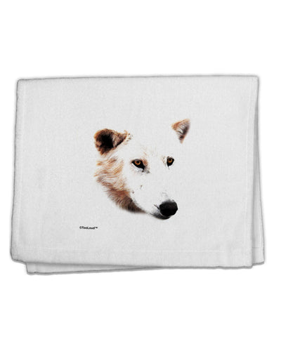 White Wolf Head Cutout 11&#x22;x18&#x22; Dish Fingertip Towel-Fingertip Towel-TooLoud-White-Davson Sales