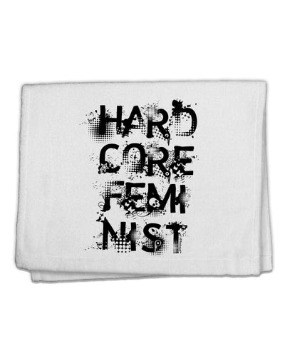 Hardcore Feminist 11&#x22;x18&#x22; Dish Fingertip Towel-Fingertip Towel-TooLoud-White-Davson Sales