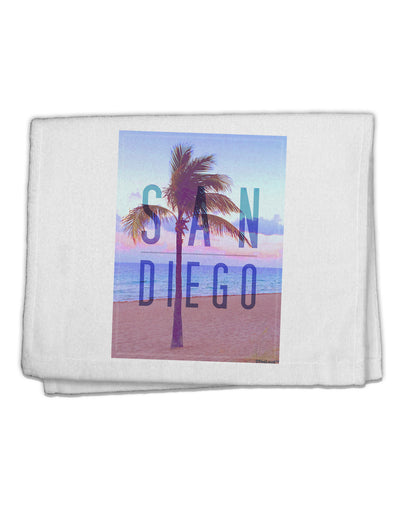 San Diego Beach Filter 11&#x22;x18&#x22; Dish Fingertip Towel-Fingertip Towel-TooLoud-White-Davson Sales