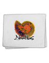 Nautilus Fossil Watercolor Text 11&#x22;x18&#x22; Dish Fingertip Towel-Fingertip Towel-TooLoud-White-Davson Sales