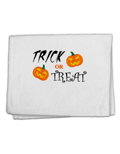 Trick or Treat Pumpkins 11&#x22;x18&#x22; Dish Fingertip Towel-Fingertip Towel-TooLoud-White-Davson Sales