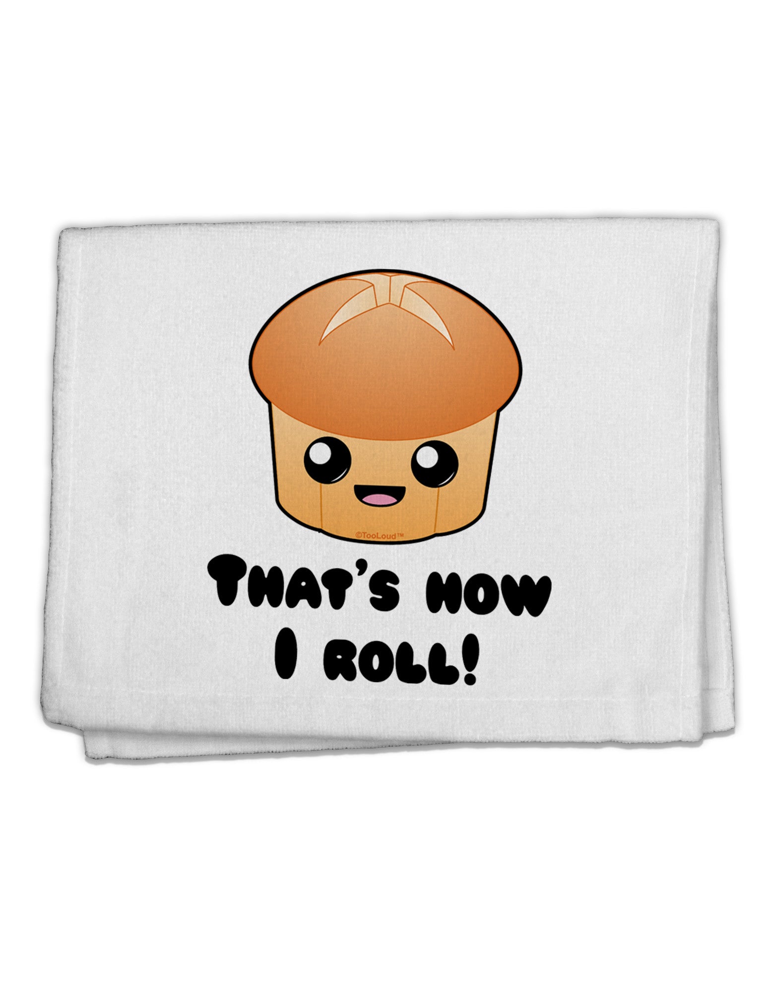 How I Roll Cute Roll 11&#x22;x18&#x22; Dish Fingertip Towel-Fingertip Towel-TooLoud-White-Davson Sales