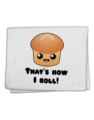 How I Roll Cute Roll 11&#x22;x18&#x22; Dish Fingertip Towel-Fingertip Towel-TooLoud-White-Davson Sales