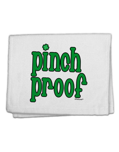 Pinch Proof - St. Patrick's Day 11&#x22;x18&#x22; Dish Fingertip Towel by TooLoud-Fingertip Towel-TooLoud-White-Davson Sales