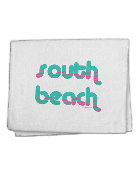 South Beach Color Scheme Design 11&#x22;x18&#x22; Dish Fingertip Towel by TooLoud-Fingertip Towel-TooLoud-White-Davson Sales